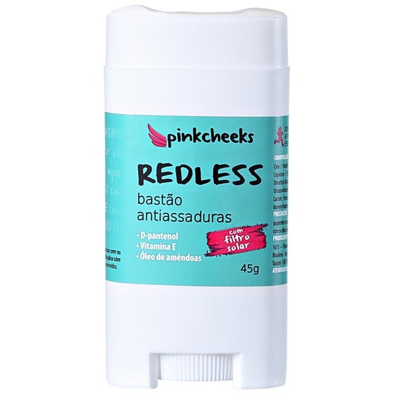 Pink Cheeks Redless - Bastão Antiassaduras 45g