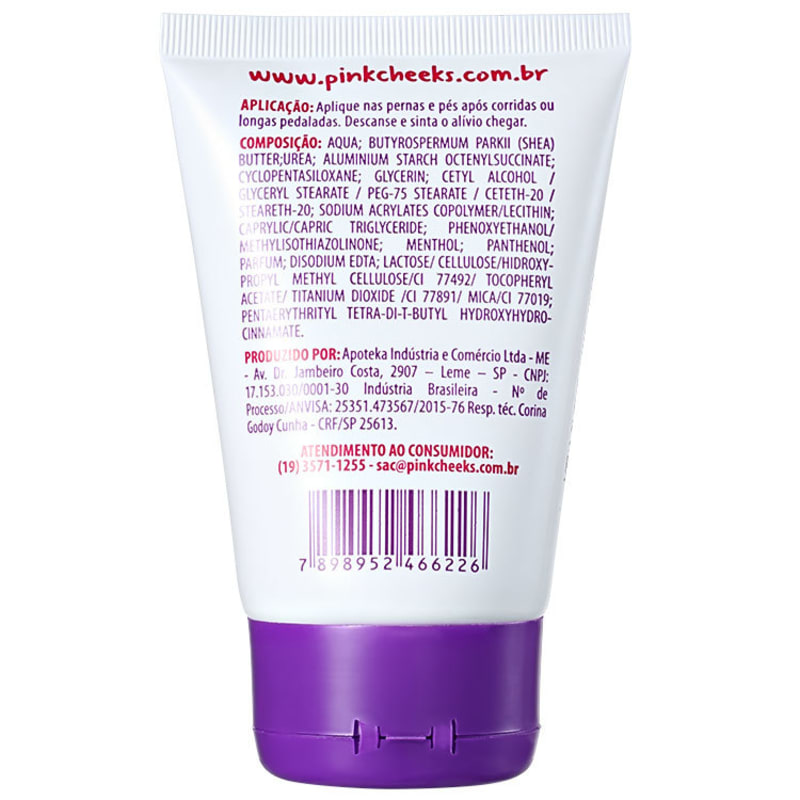 Pink Cheeks Like a Princess - Creme para Pernas e Pés 100g