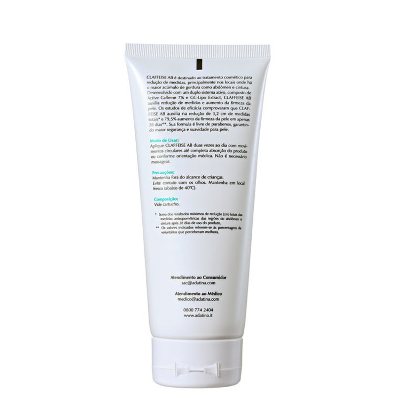 Ada Tina Claffeise AB - Creme Redutor de Medidas 200ml