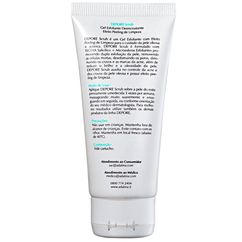 Ada Tina Depore Scrub - Gel Esfoliante Facial 60g