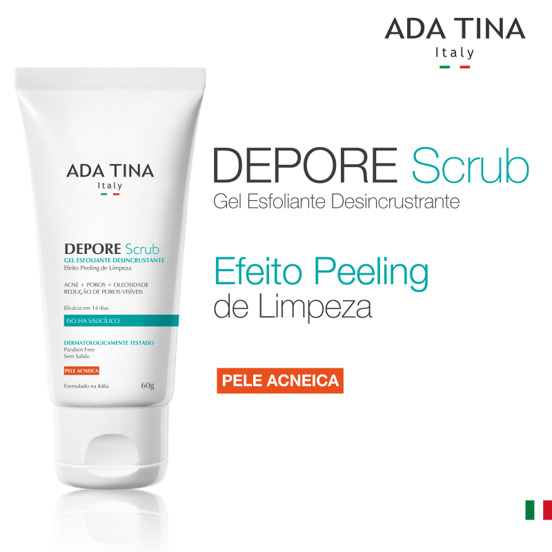 Ada Tina Depore Scrub - Gel Esfoliante Facial 60g