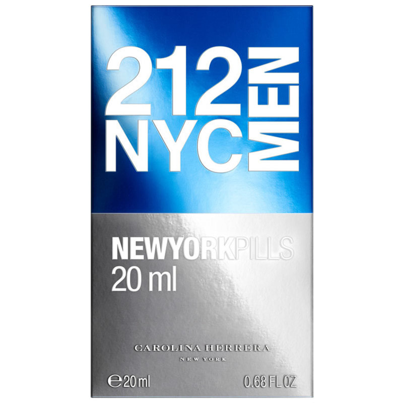 212 Men Pills Carolina Herrera Eau de Toilette - Perfume Masculino 20ml