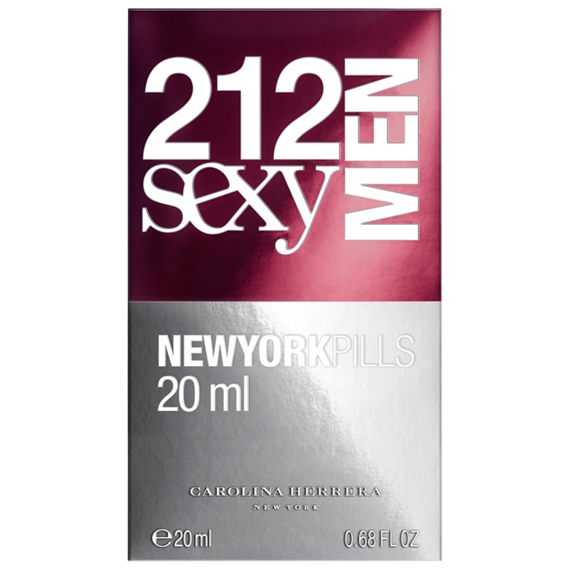 212 Sexy Men Pills Carolina Herrera Eau de Toilette - Perfume Masculino 20ml