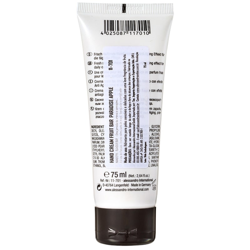 Alessandro Fruit Bar Paradise Apple - Creme para as Mãos 75ml