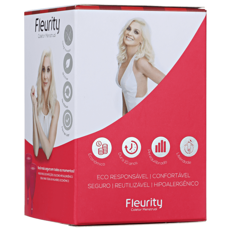 Fleurity Tipo 1 (+30 anos ou com filhos) - Coletor Menstrual (2 unidades)