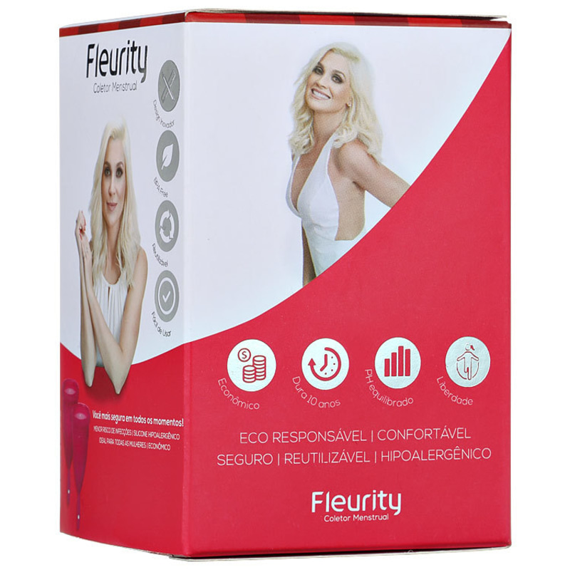 Fleurity Tipo 2 (-30 anos ou sem filhos) - Coletor Menstrual (2 unidades)