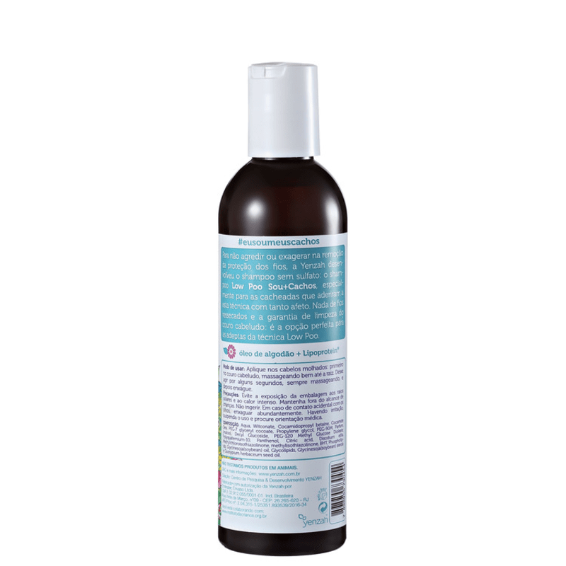 Yenzah Sou + Cachos - Shampoo Low Poo 240ml