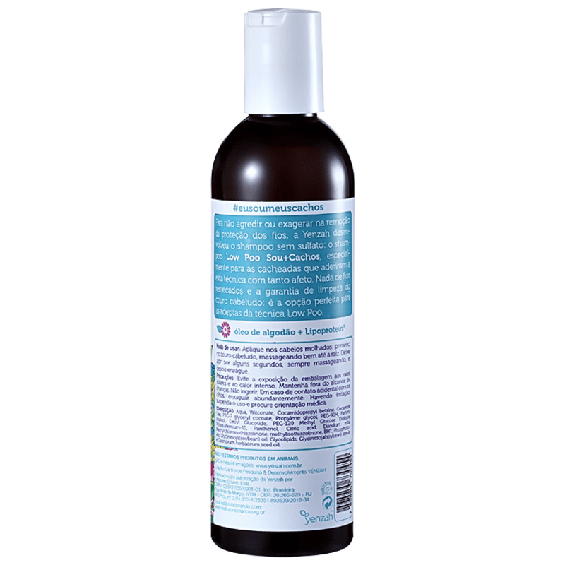 Yenzah Sou + Cachos - Shampoo Low Poo 240ml