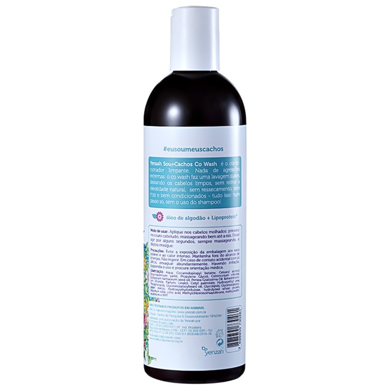 Yenzah Sou + Cachos - Condicionador Co-Wash 365ml