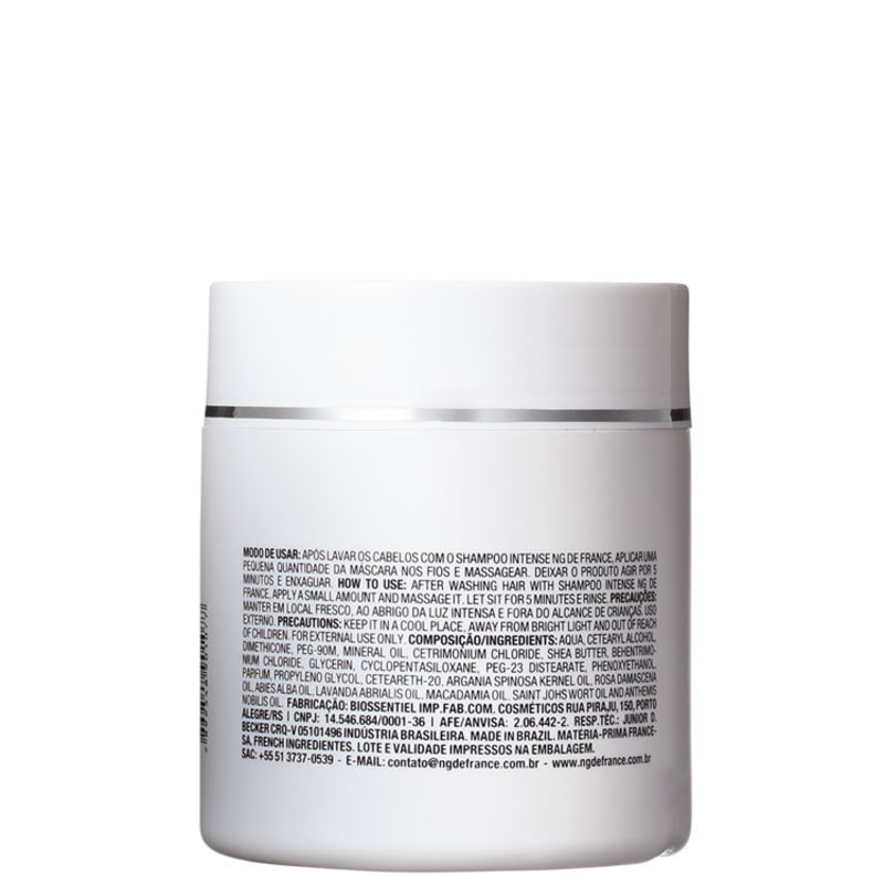 NG de France Intense Hidratação Intensa - Máscara de Tratamento 500g