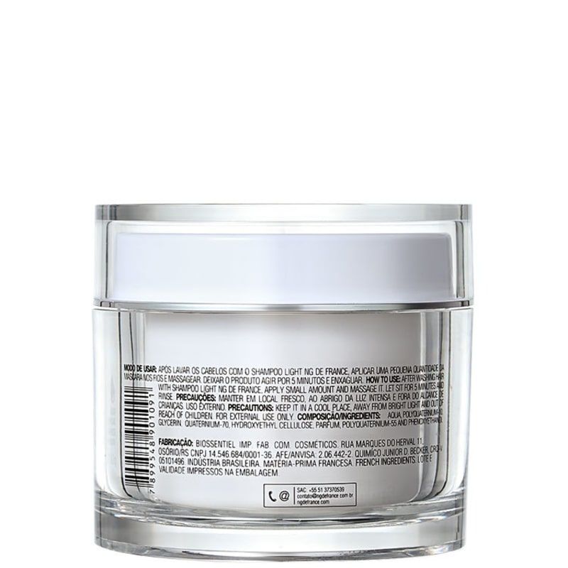 NG de France Light - Máscara de Tratamento 200g