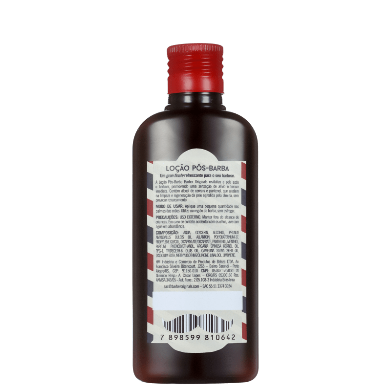 Barber Originals Pele Revitalizada - Loção Pós-Barba 130ml