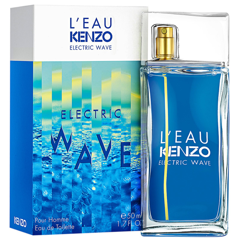 L'Eau Kenzo Electric Wave Pour Homme Eau de Toilette - Perfume Masculino 50ml
