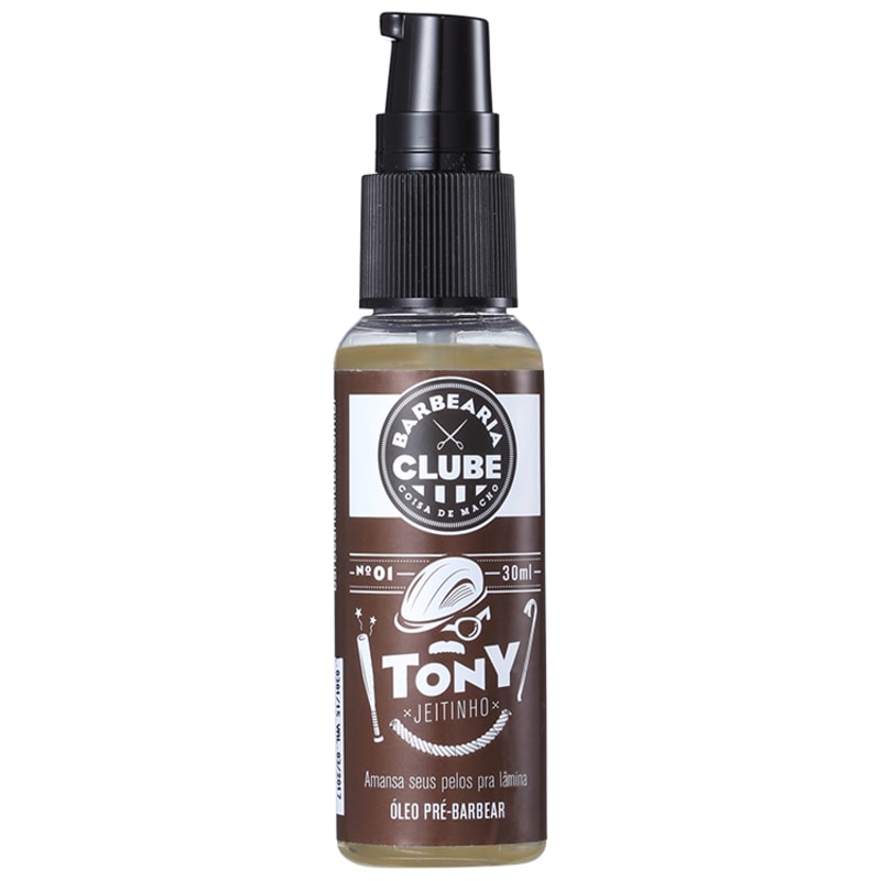 Barbearia Clube Tony Jeitinho n 01 - Óleo Pré-Barba 30ml