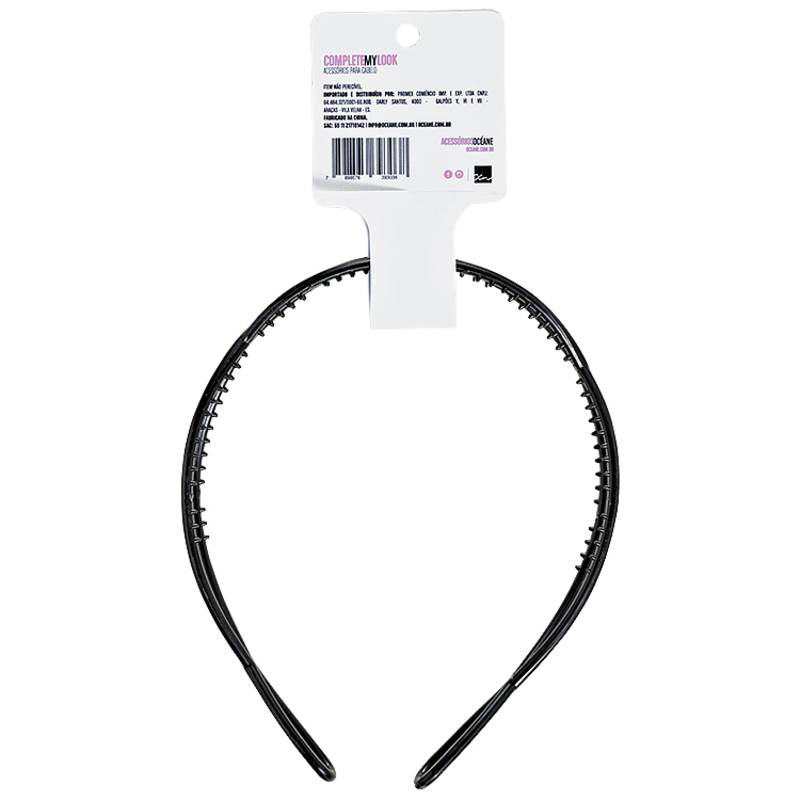 Océane Femme Complete My Look CML 114 Black - Tiara de Cabelo