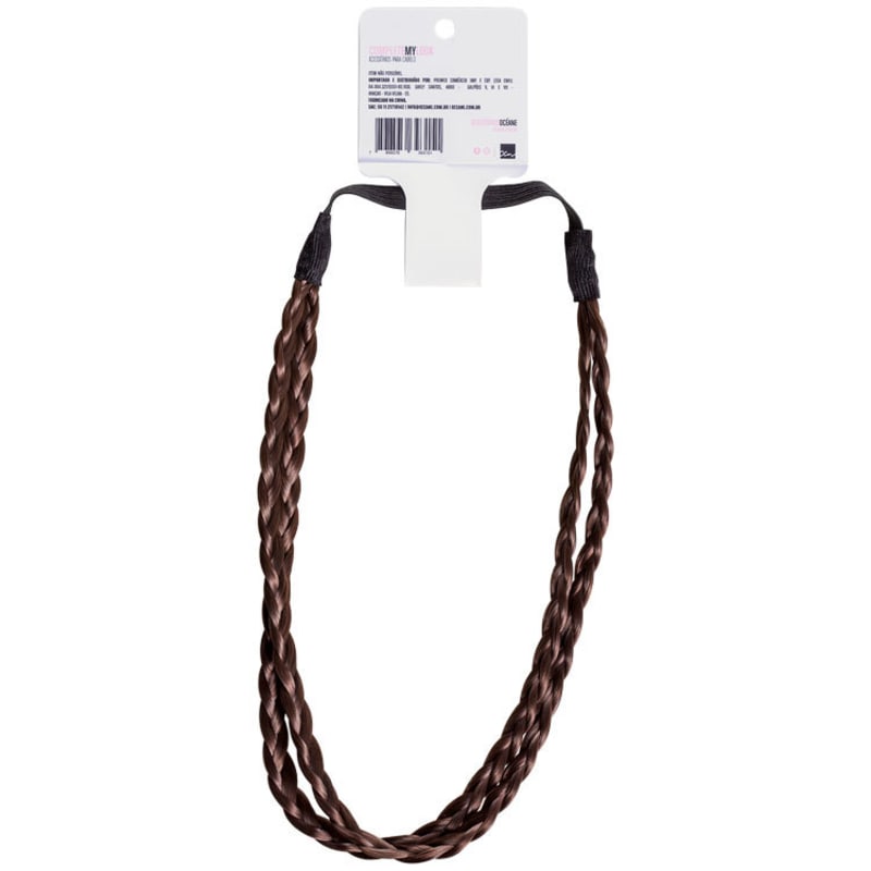 Océane Femme Complete My Look 123 Brown - Faixa de Cabelo Trançada