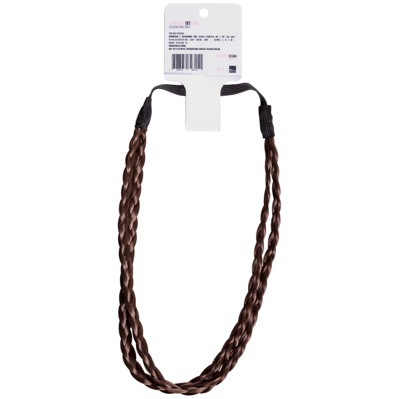 Océane Femme Complete My Look 123 Brown - Faixa de Cabelo Trançada