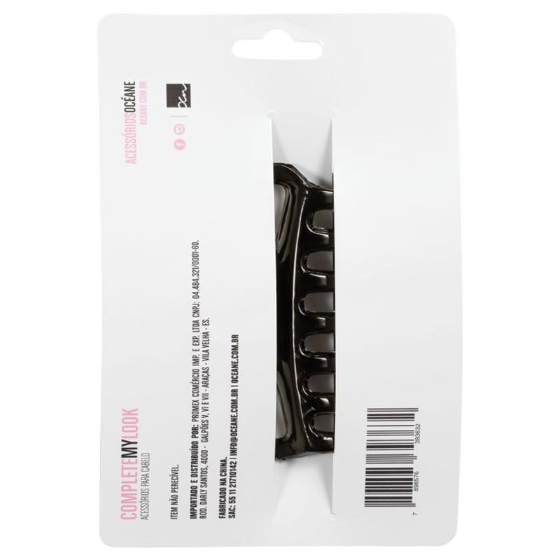 Océane Femme Complete My Look 159 Black - Prendedor de Cabelo