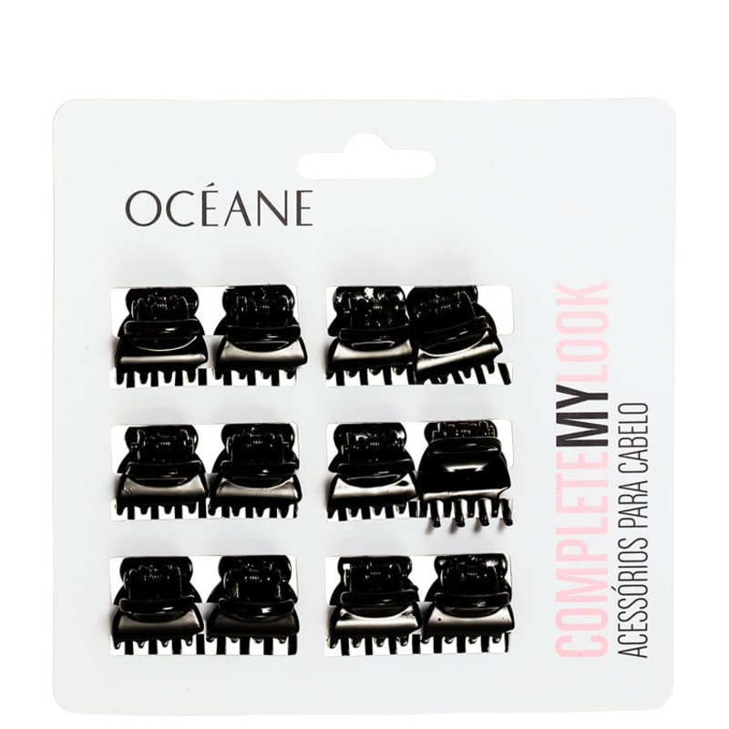 Océane Femme Complete My Look 145 Black - Mini Prendedor de Cabelo 12un