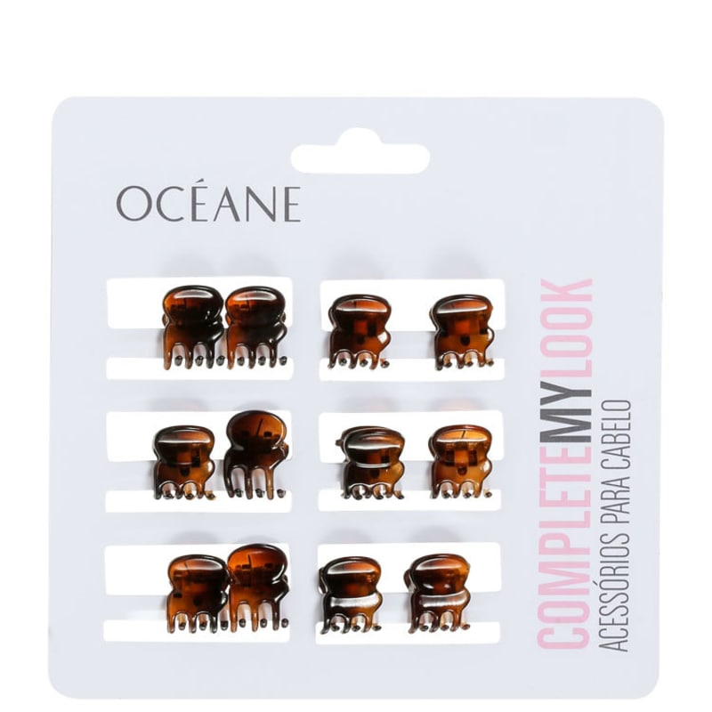 Océane Femme Complete My Look 144 Turtle Shell - Conjunto de Prendedores de Cabelo