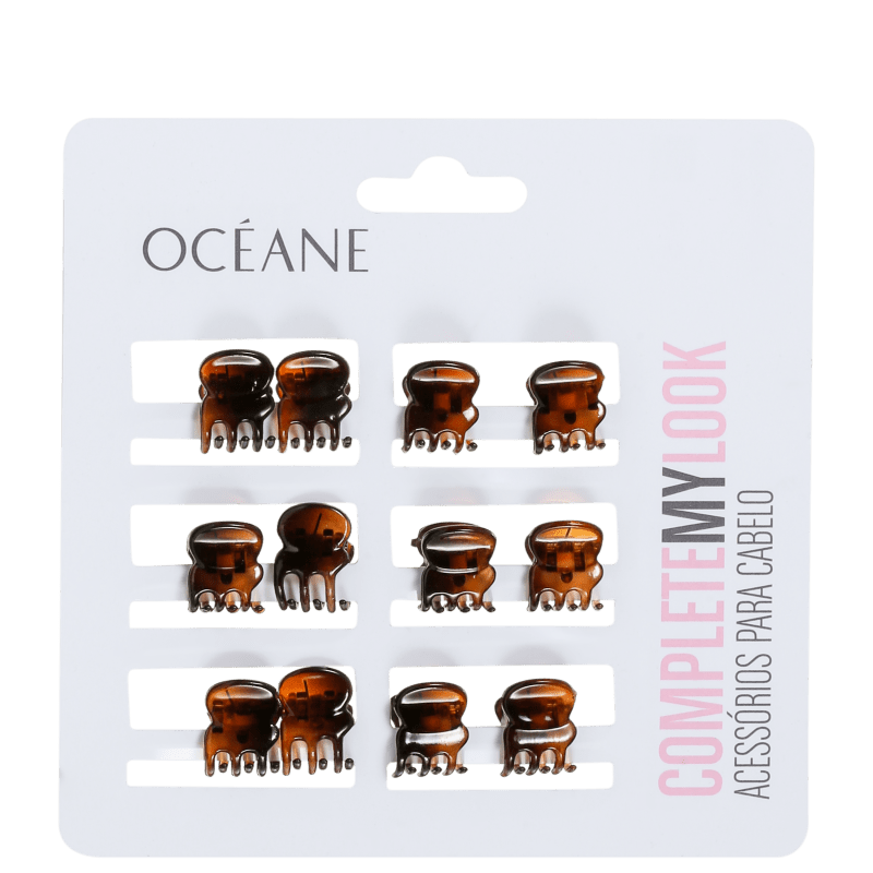 Océane Femme Complete My Look 144 Turtle Shell - Conjunto de Prendedores de Cabelo