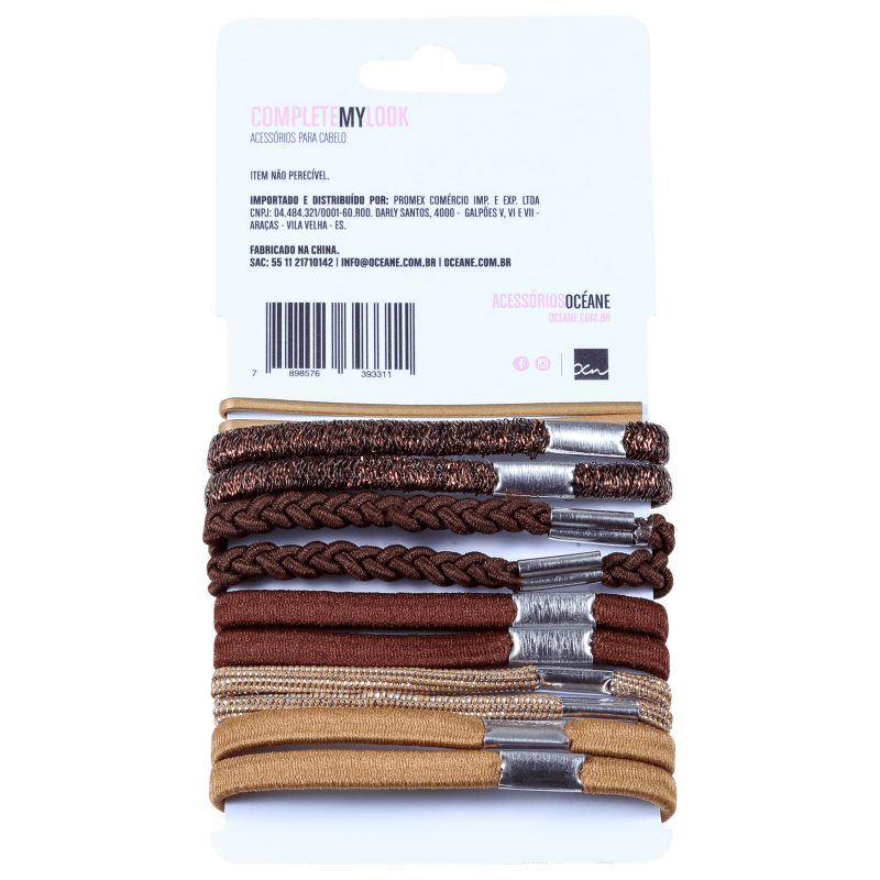Océane Femme Complete My Look 132 Noir - Kit de Acessórios para Cabelo