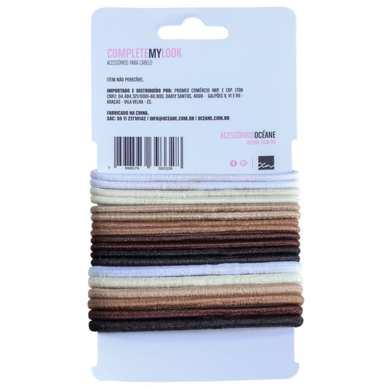 Océane Femme Complete My Look 133 Comb Brown - Elásticos para Cabelo