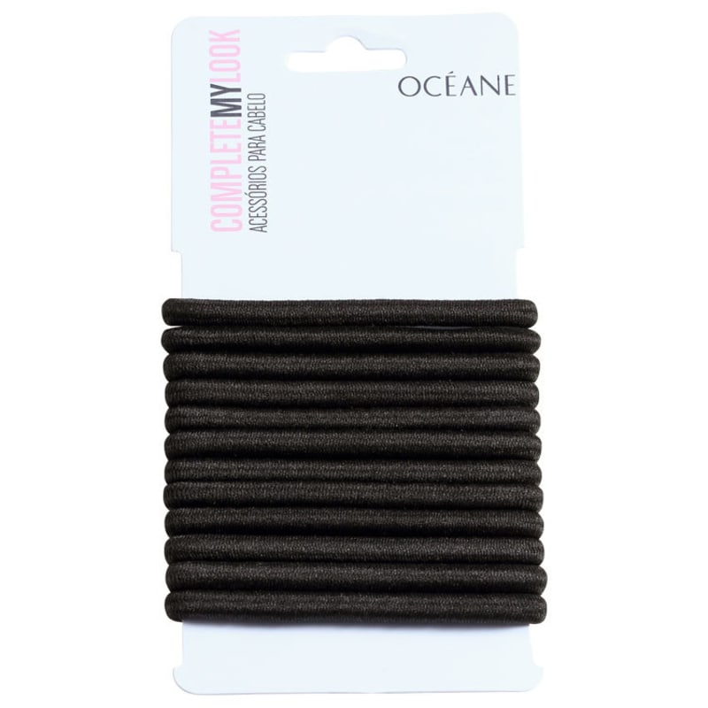 Océane Femme Complete My Look 134 Black - Kit de Elásticos para Cabelo