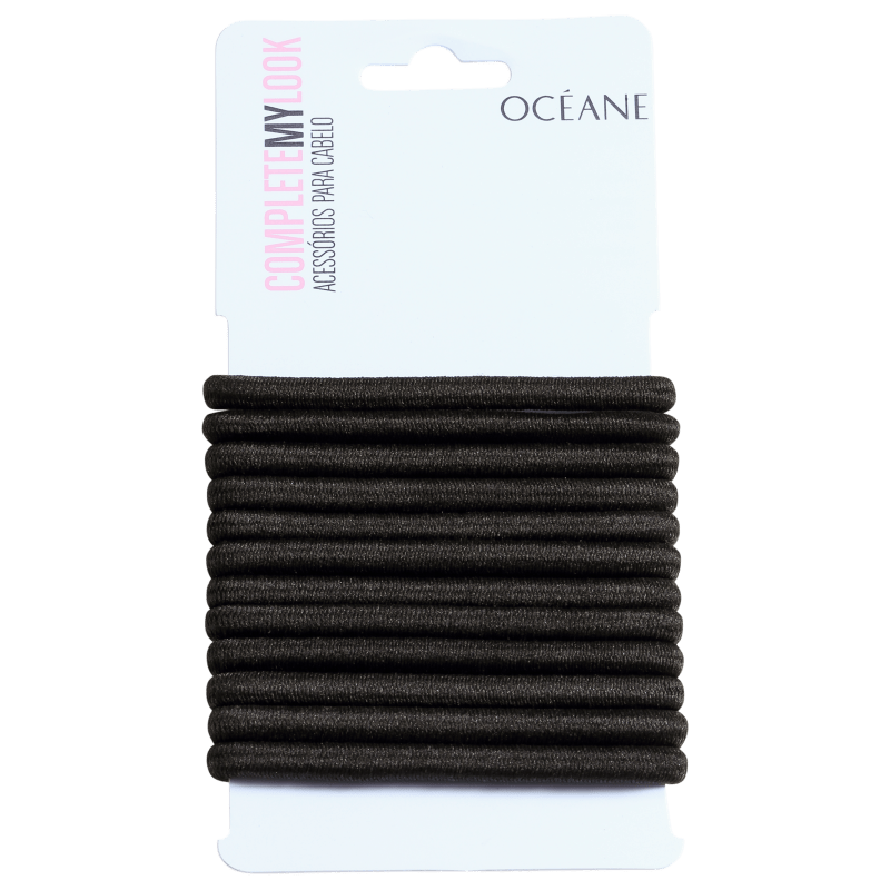 Océane Femme Complete My Look 134 Black - Kit de Elásticos para Cabelo