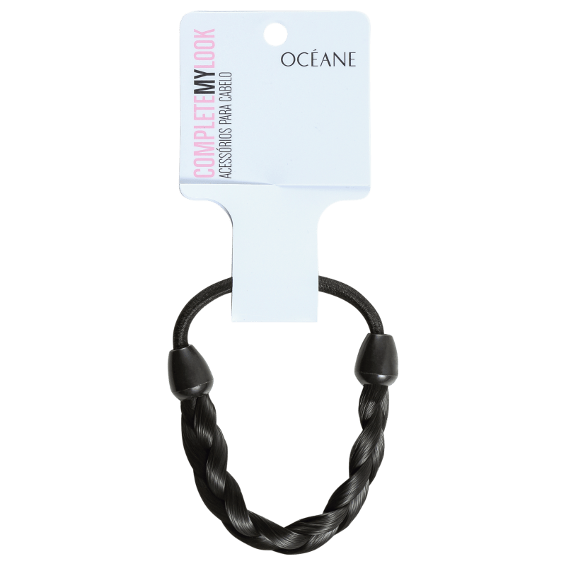 Océane Femme Complete My Look 180 Black - Elástico para Cabelo com Aplique