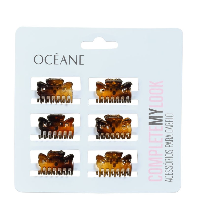 Océane Femme Complete My Look 152 Turtle Shell - Mini Prendedores de Cabelo