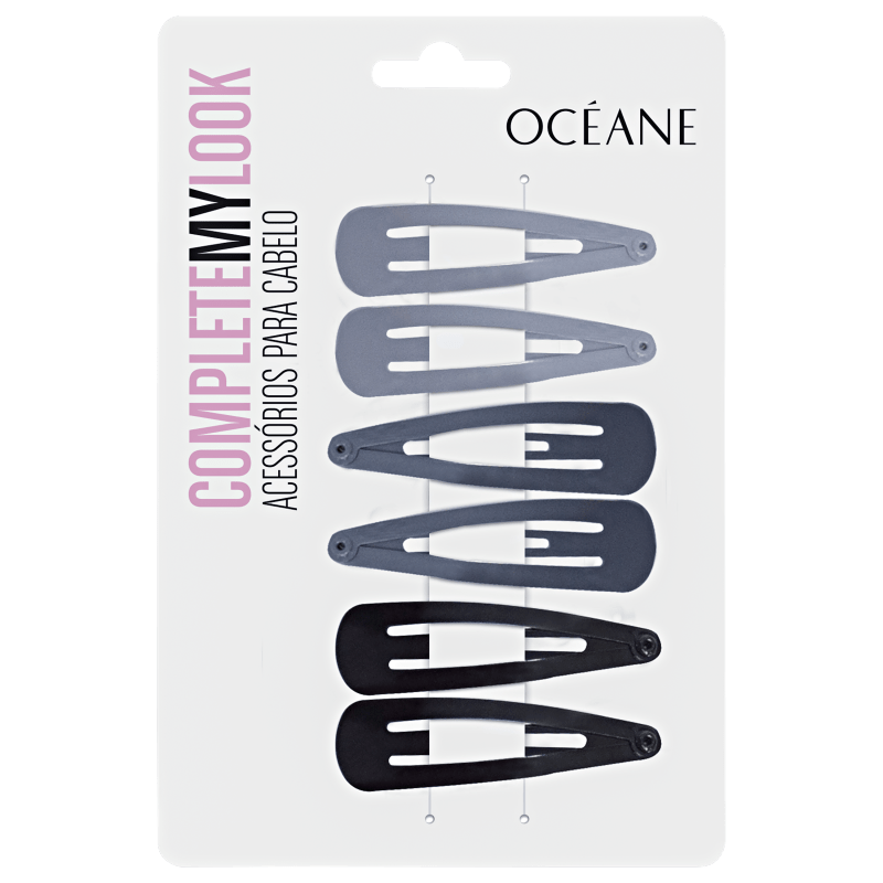 Océane Femme Complete My Look 139 Grey Comb - Conjunto de Tic-Tac para Cabelo