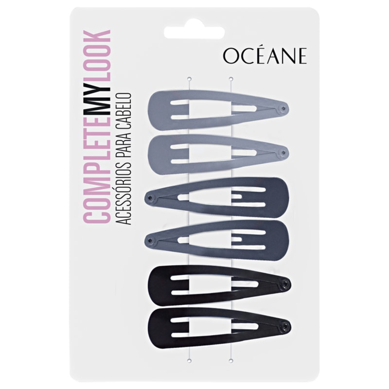 Océane Femme Complete My Look 139 Grey Comb - Conjunto de Tic-Tac para Cabelo