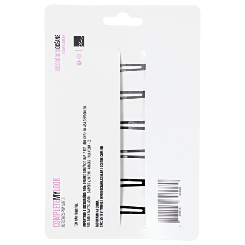 Océane Femme Complete My Look 139 Grey Comb - Conjunto de Tic-Tac para Cabelo