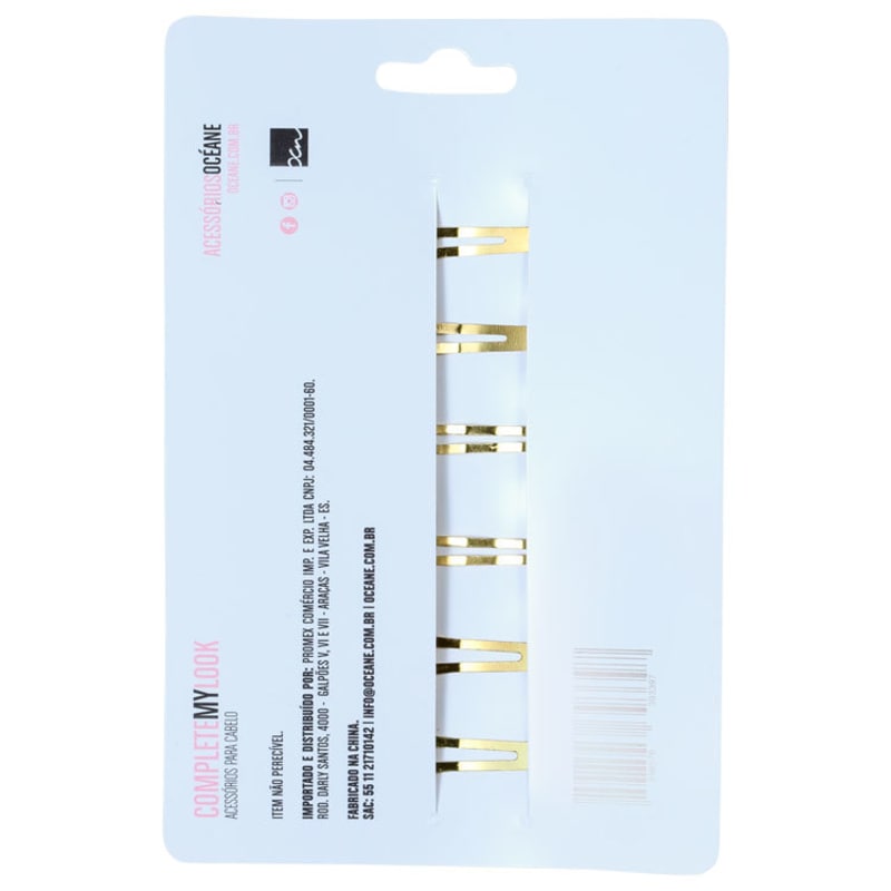 Océane Femme Complete My Look 140 Style Gold - Conjunto de Tic-Tac para Cabelo