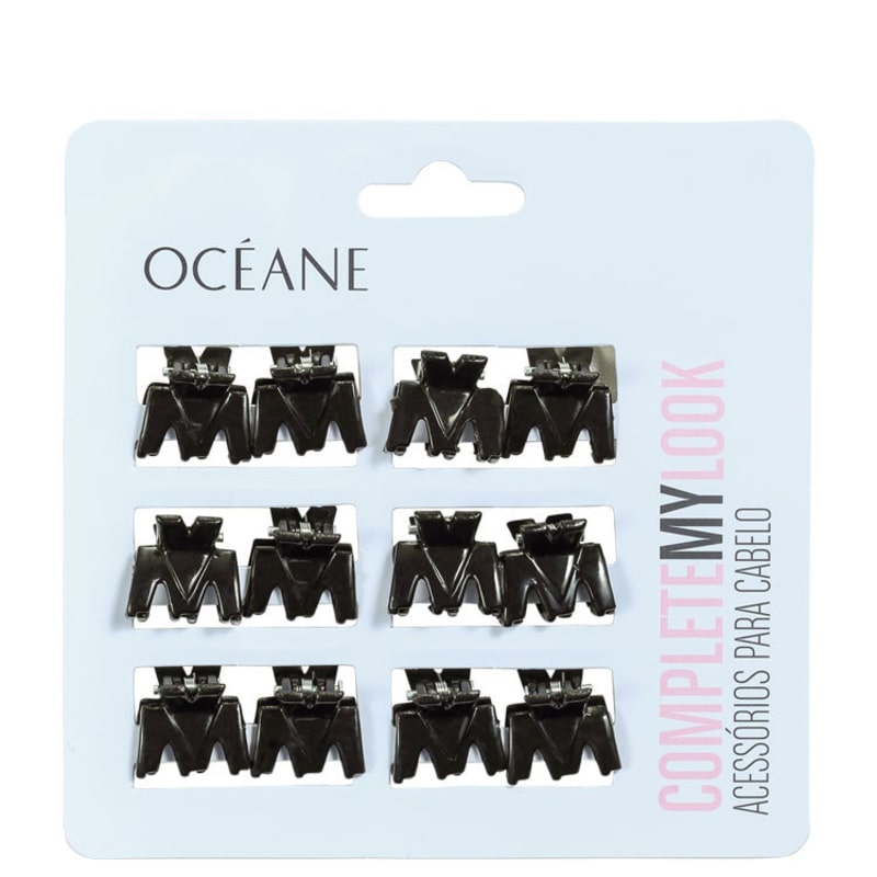 Océane Femme Complete My Look 153 Black - Conjunto de Mini Prendedores