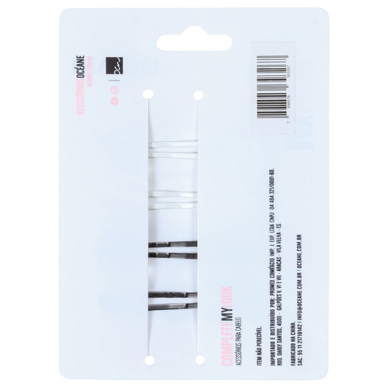 Océane Femme Complete My Look 30 Black White - Conjunto de Tic-Tac para Cabelo