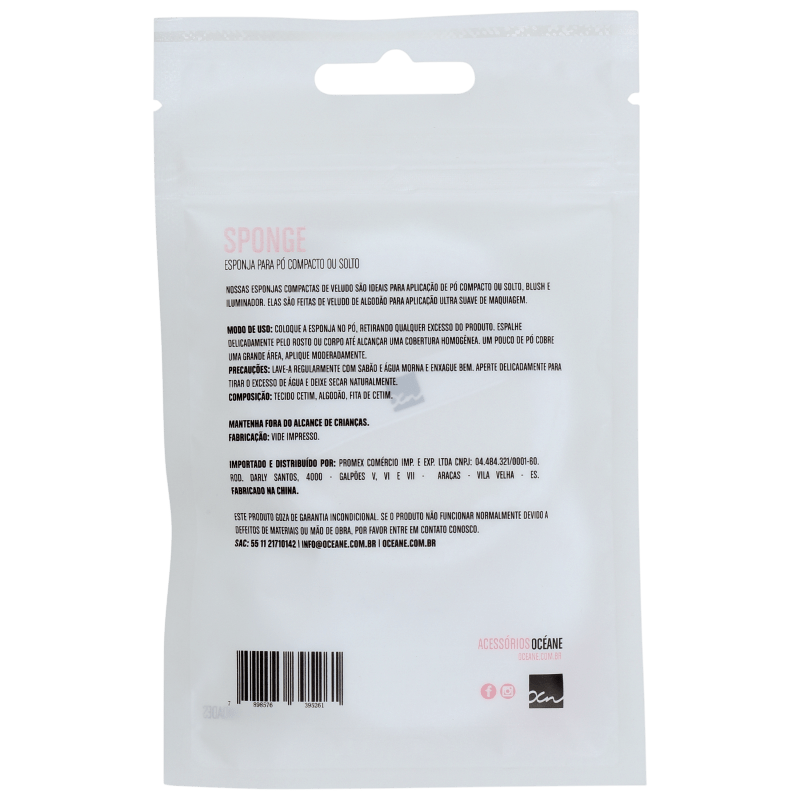 Océane Femme Sponge - Esponja para Pó (2 unidades)