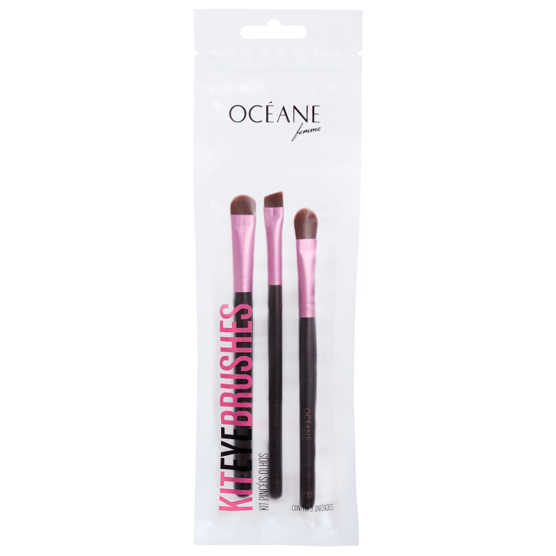 Kit de Pincéis Océane Femme Eye Brushes (3 produtos)
