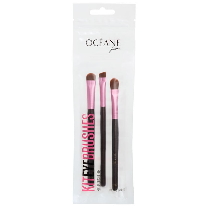 Kit de Pincéis Océane Femme Eye Brushes (3 produtos)