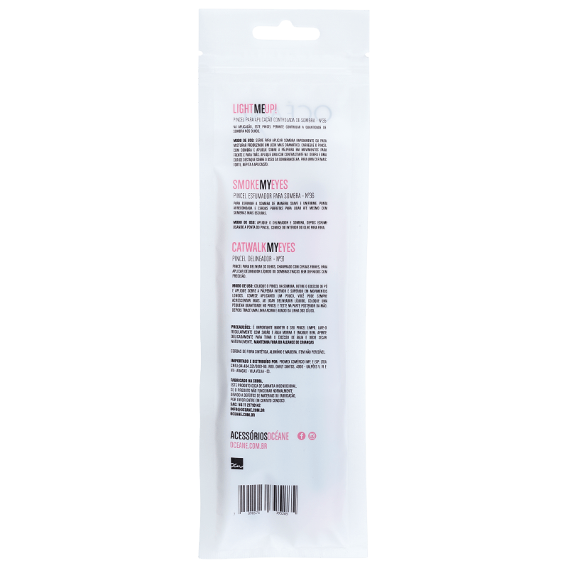 Kit de Pincéis Océane Femme Eye Brushes (3 produtos)