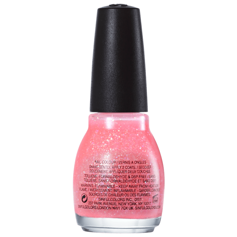 SinfulColors Professional Pinky Glitter 830 - Esmalte 15ml