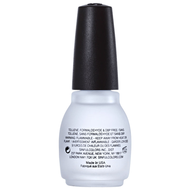 SinfulColors Professional Top Shine Topcoat Brilliant - Finalizador Extrabrilho 15ml