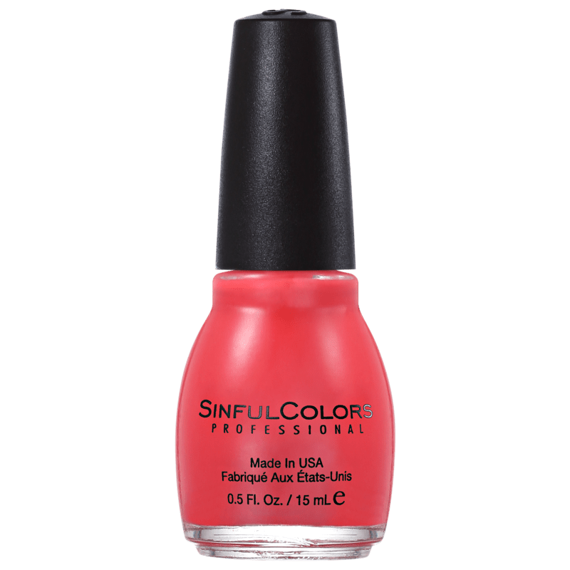 SinfulColors Professional Energetic Red - Esmalte Cremoso 15ml