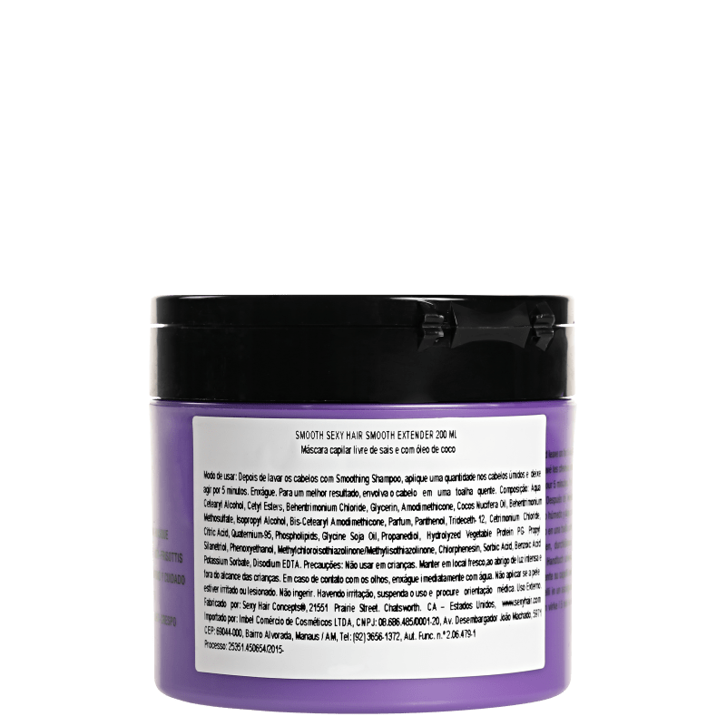 Sexy Hair Smooth Extender - Máscara 200ml