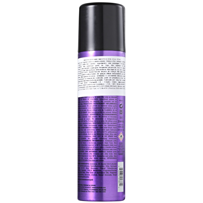 Sexy Hair Smooth & Seal - Spray de Brilho Anti-frizz 200ml