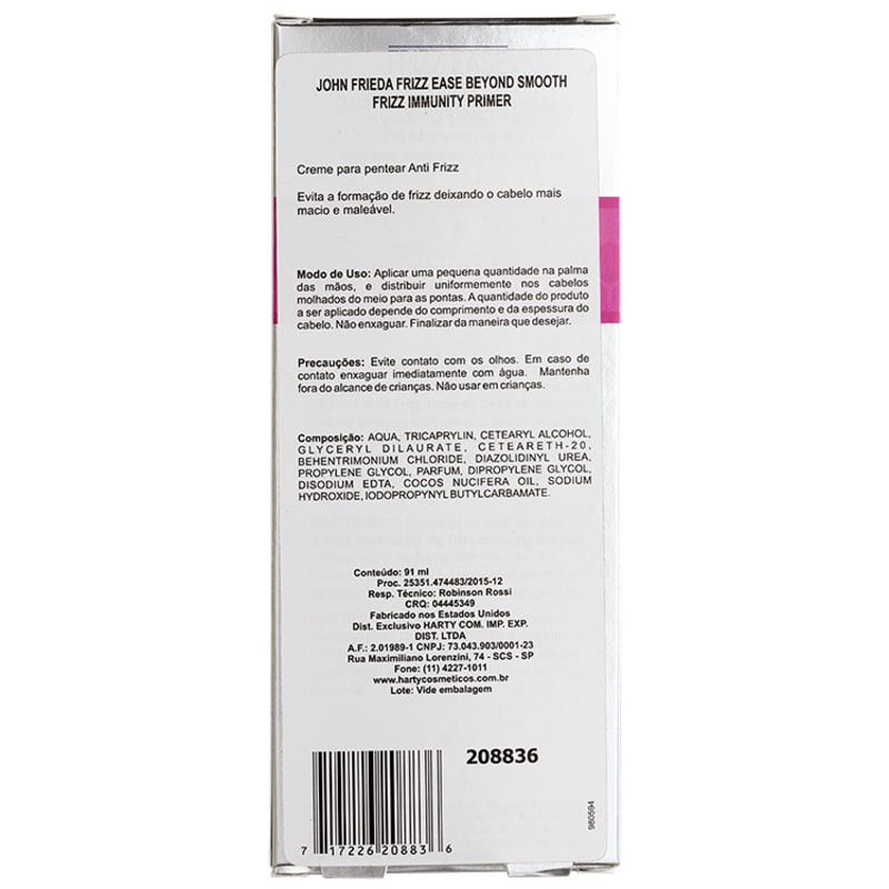 John Frieda Frizz Ease Beyond Smooth Frizz-Immunity - Primer 91ml
