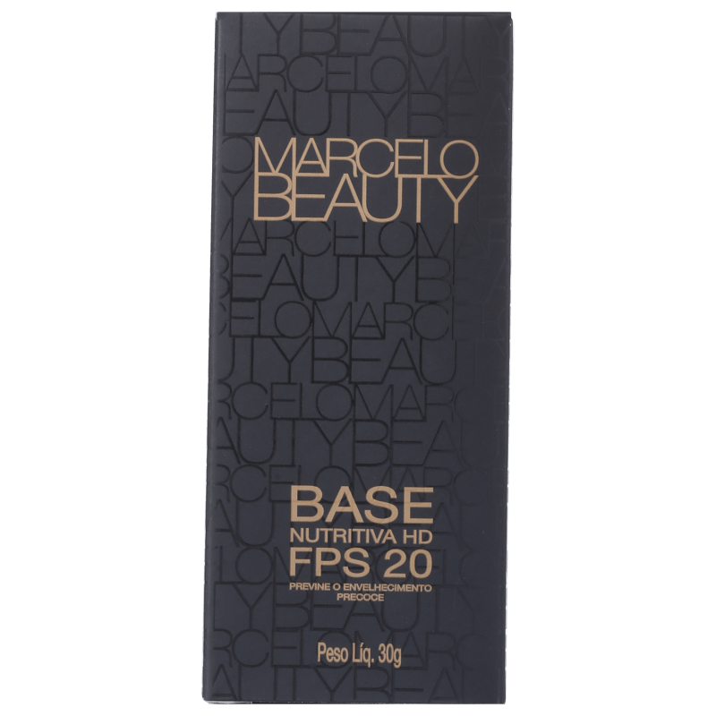 Marcelo Beauty Nutritiva HD FPS 20 Bege Natural - Base Líquida 30ml