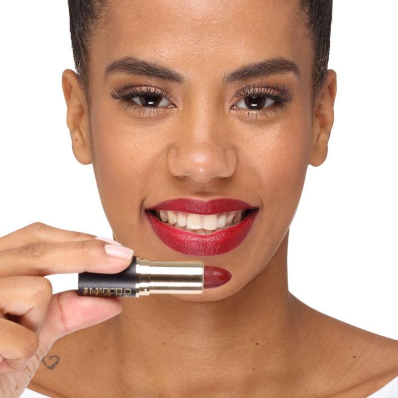 Marcelo Beauty Color Mate Vinho Quente - Batom 3,5g