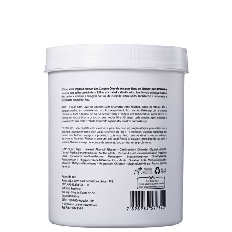 Forever Liss Professional Btox - Redutor de Volume 1000g